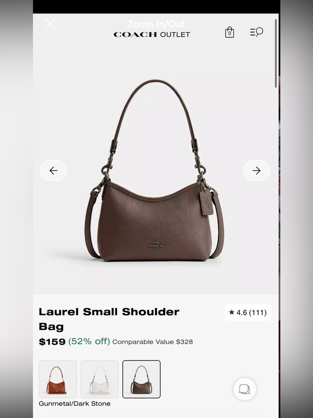 Coach Laurel Small Shoulder Bag